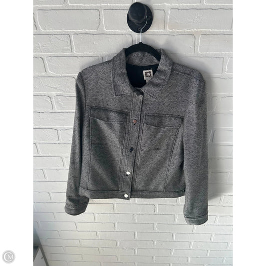 Blazer By Anne Klein In Grey, Size: L