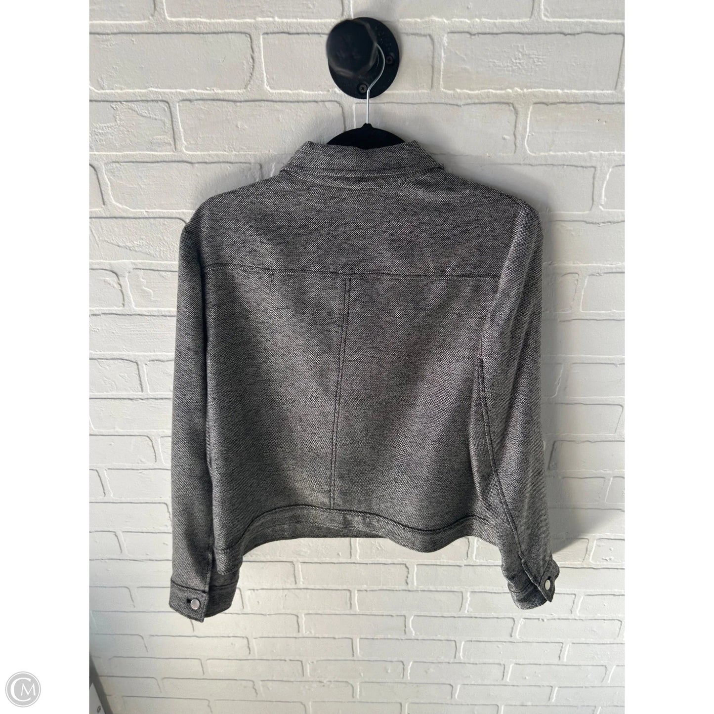 Blazer By Anne Klein In Grey, Size: L