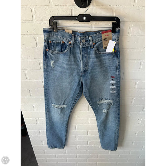 Jeans Skinny By Levis In Blue Denim, Size: 6