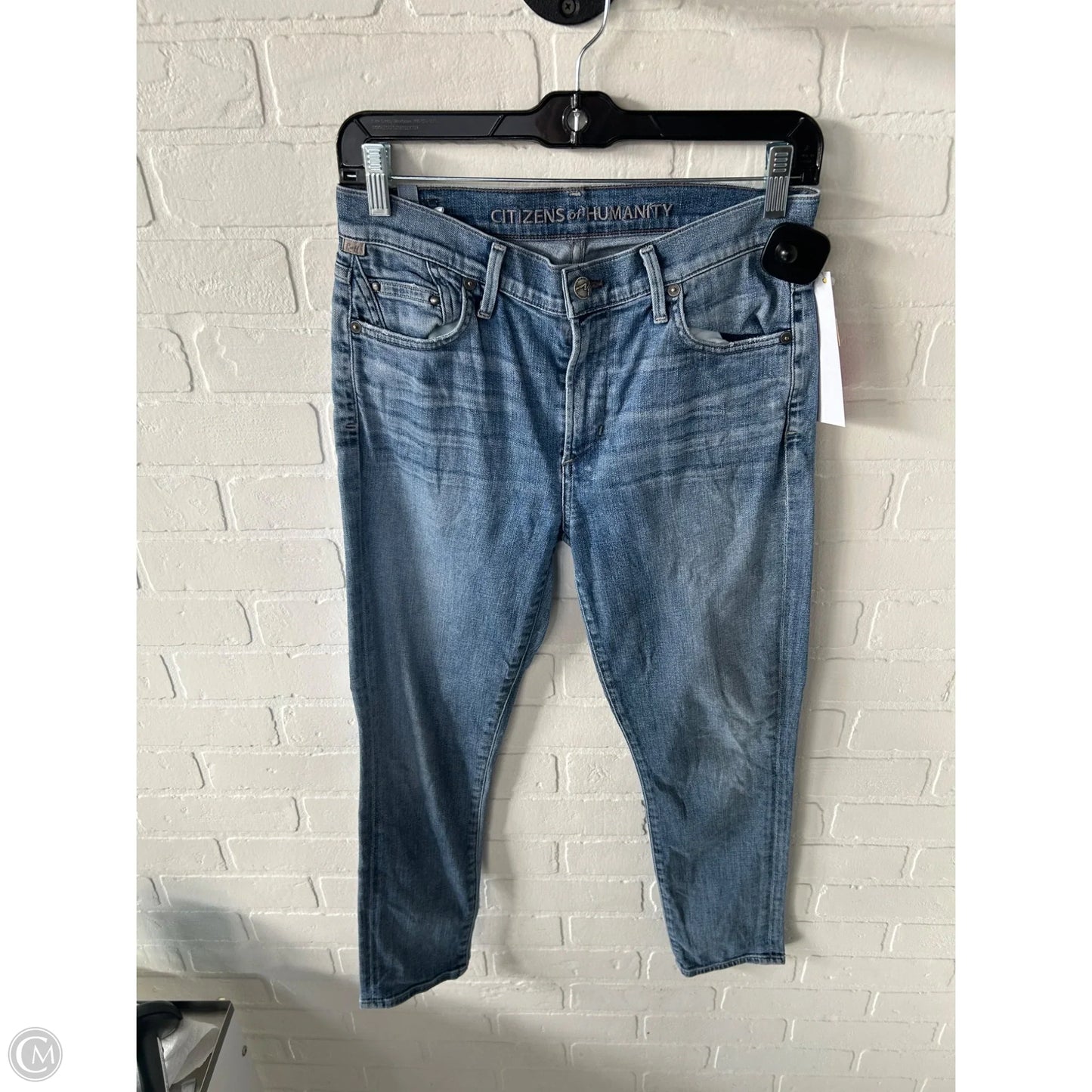 Jeans Straight By Citizens Of Humanity In Blue Denim, Size: 6