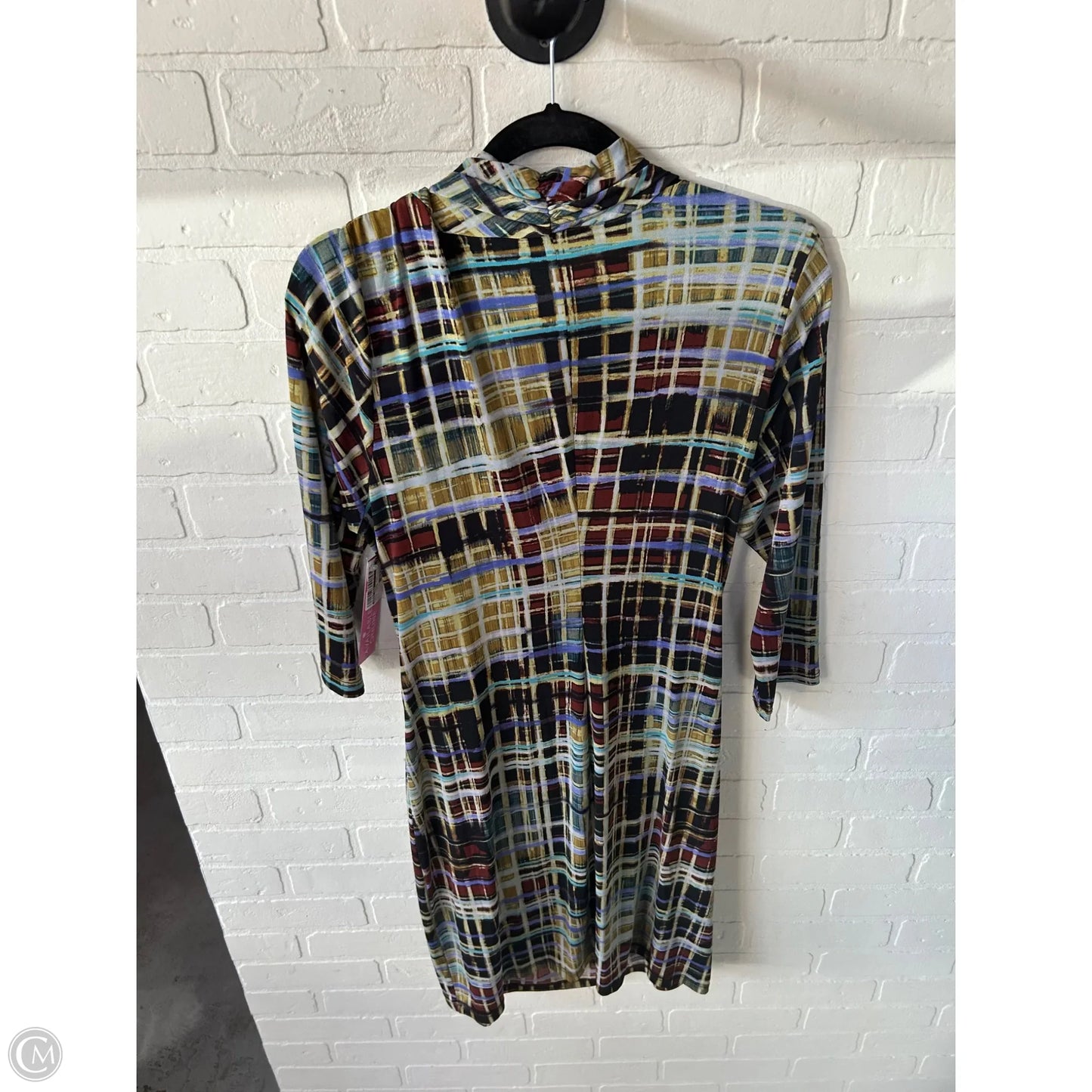 Dress Casual Midi By Karen Kane In Black & Brown, Size: Xl