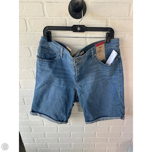 Shorts By Levis In Blue Denim, Size: 18