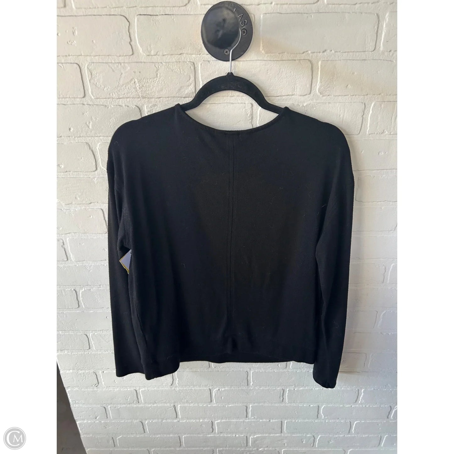 Top Long Sleeve By Banana Republic In Black, Size: M