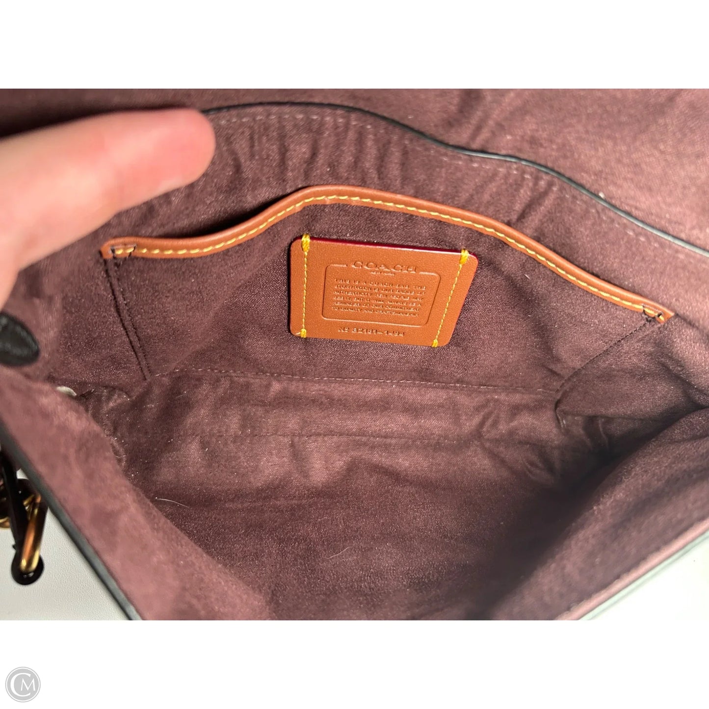 Crossbody Designer By Coach, Size: Medium