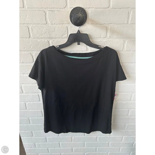 Top Short Sleeve Basic By Boden In Black, Size: L