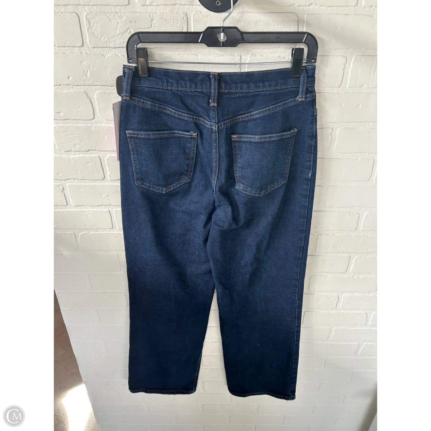 Jeans Wide Leg By Banana Republic In Blue Denim, Size: 2