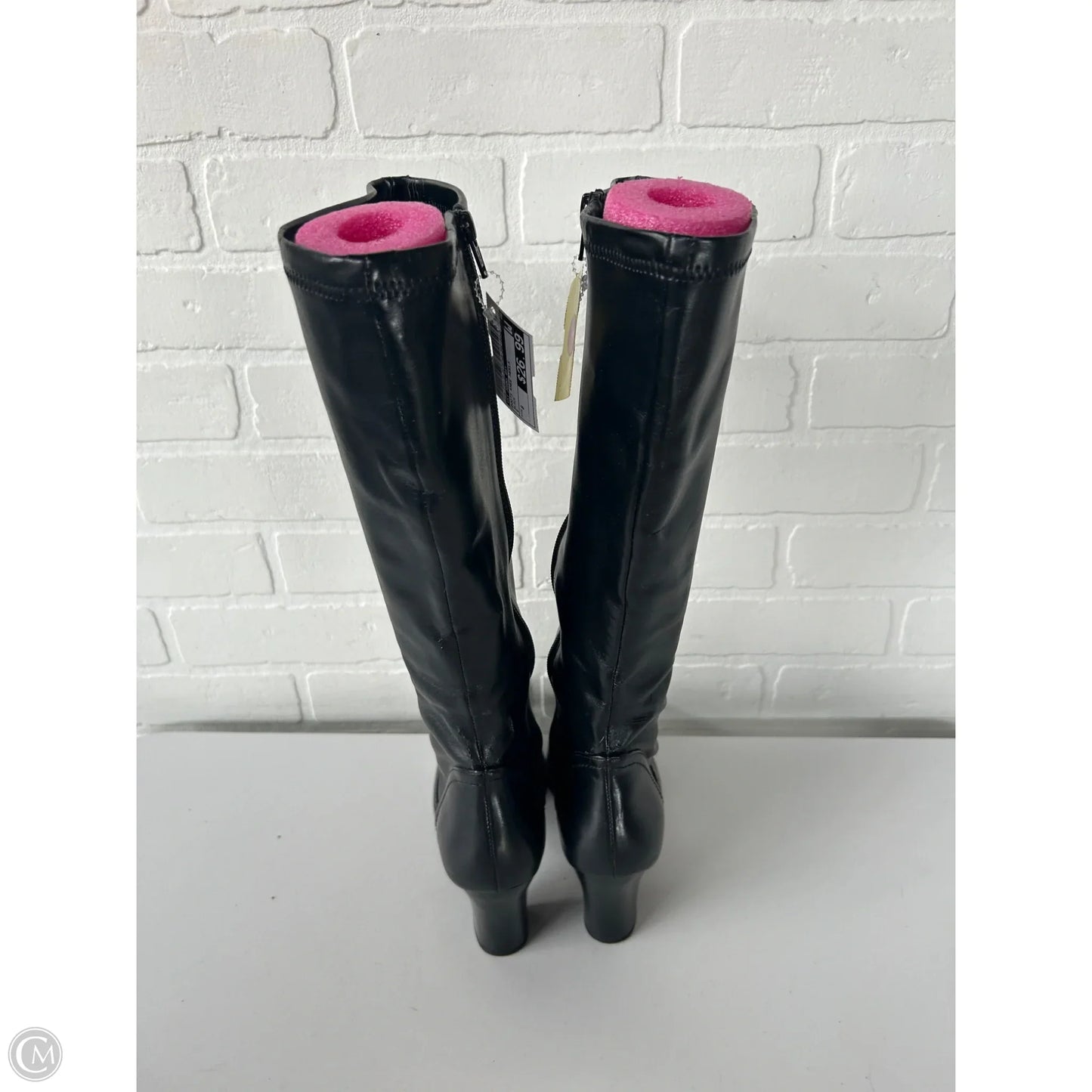 Boots Knee Heels By St Johns Bay In Black, Size: 8