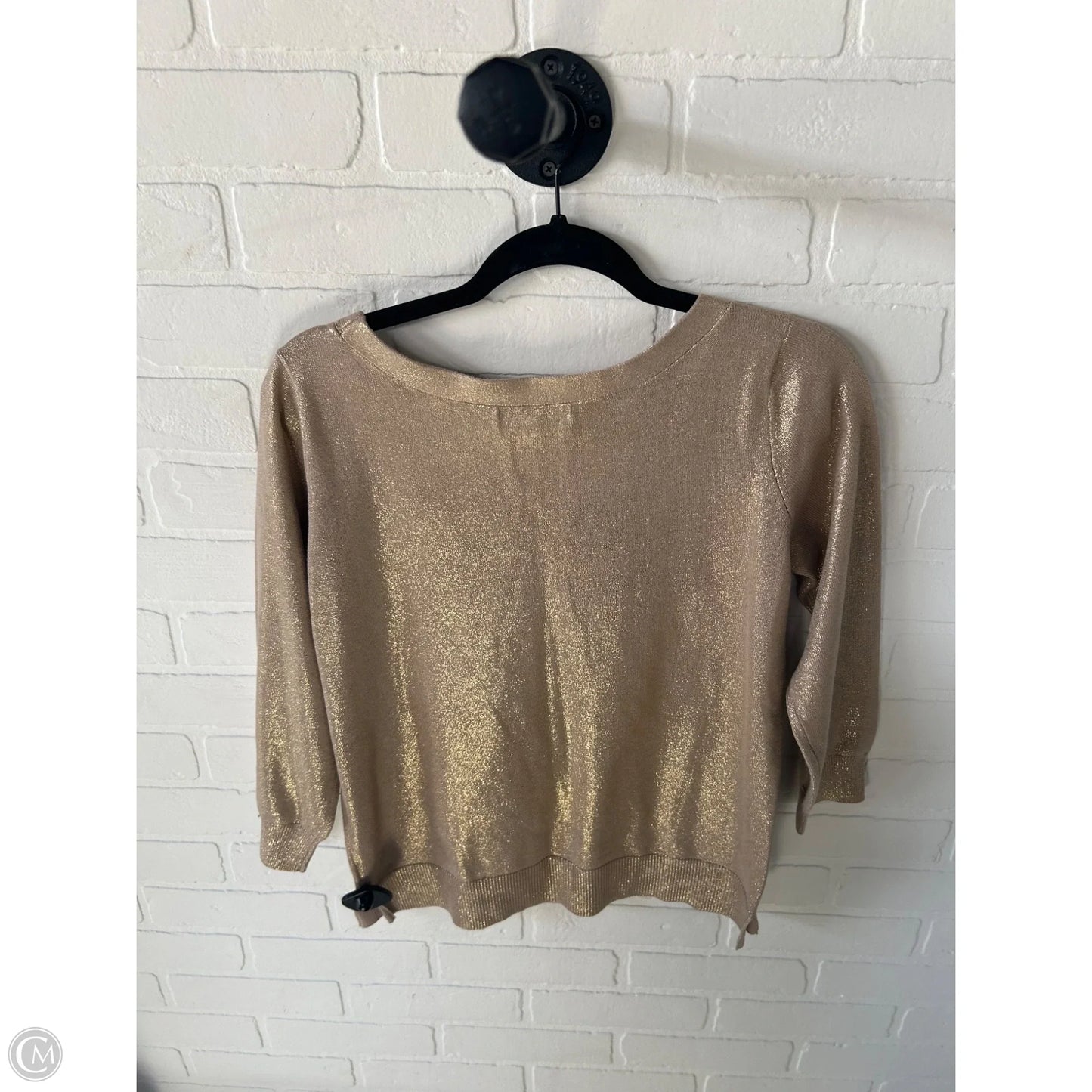 Sweater By Banana Republic In Gold, Size: M