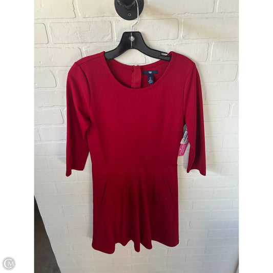 Dress Work By Gap In Red, Size: S