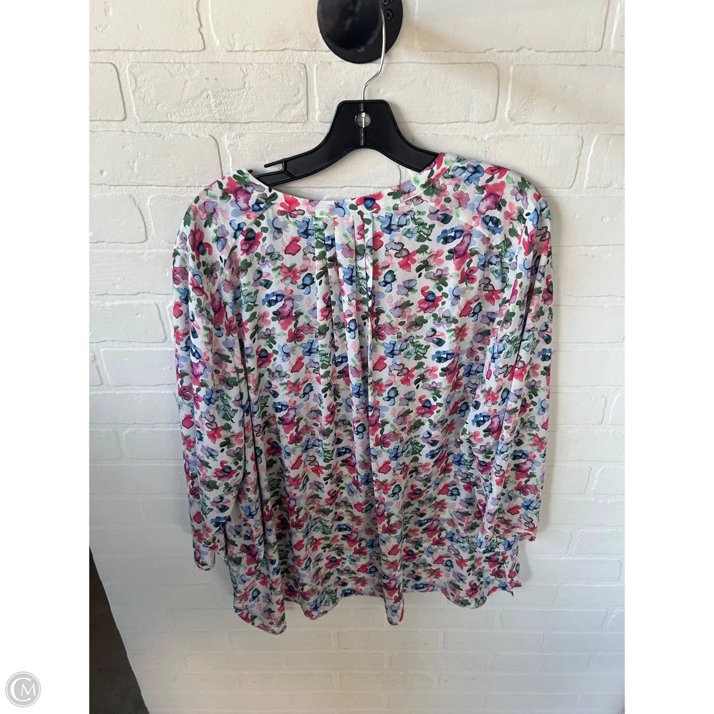 Top 3/4 Sleeve By Not Your Daughters Jeans In Pink, Size: 2x