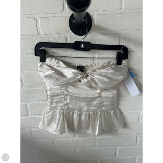 Top Sleeveless By Express In White, Size: S