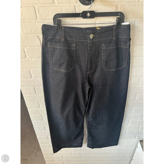 Jeans Straight By Maeve In Blue Denim, Size: 16l