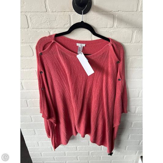 Poncho By J. Jill In Pink, Size: Osfm