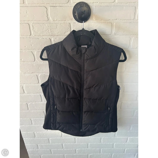 Vest Puffer & Quilted By Tek Gear In Black, Size: M