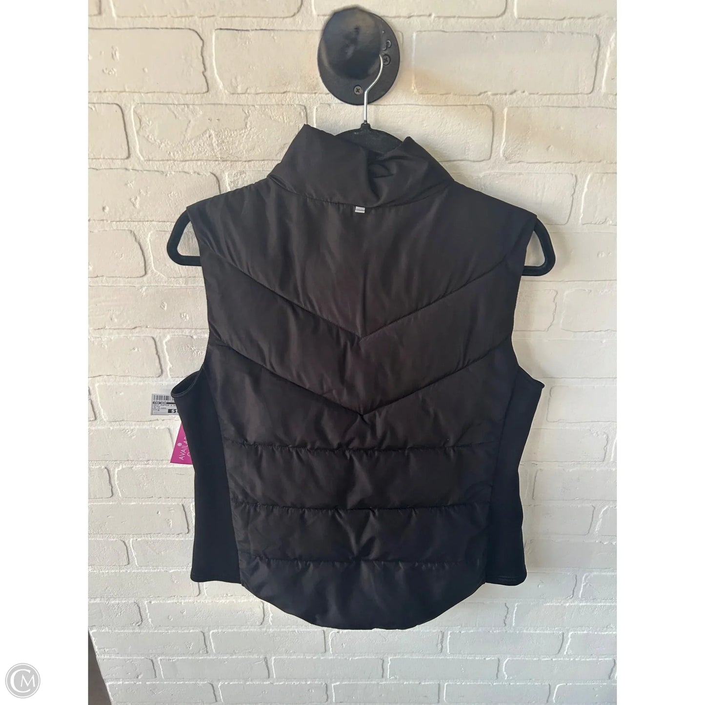 Vest Puffer & Quilted By Tek Gear In Black, Size: M