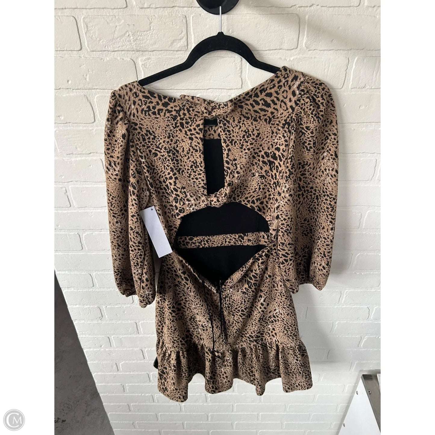 Dress Party Short By Maeve In Black & Brown, Size: M