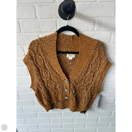Vest Sweater By Maeve In Yellow, Size: Xs