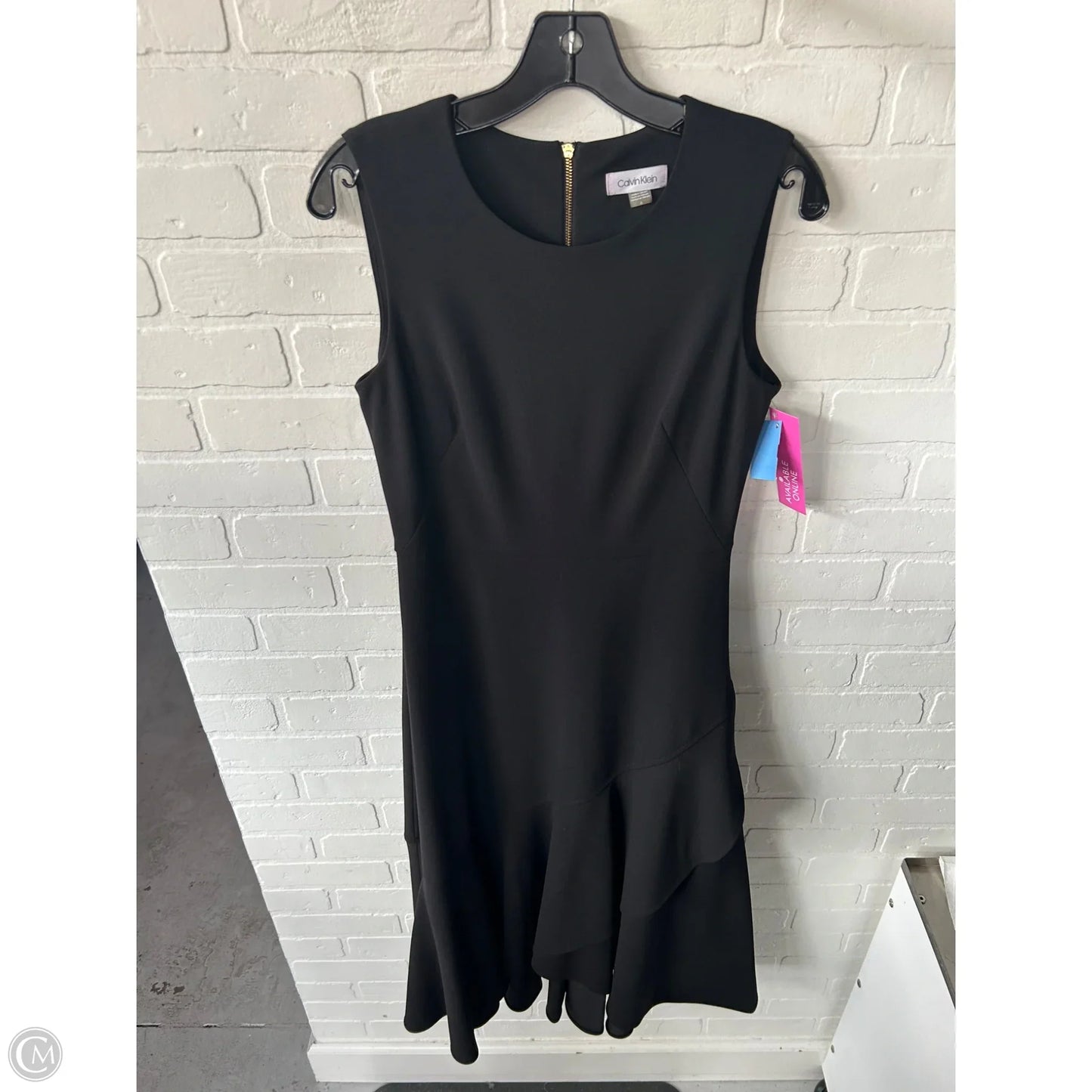 Dress Party Short By Calvin Klein In Black, Size: S