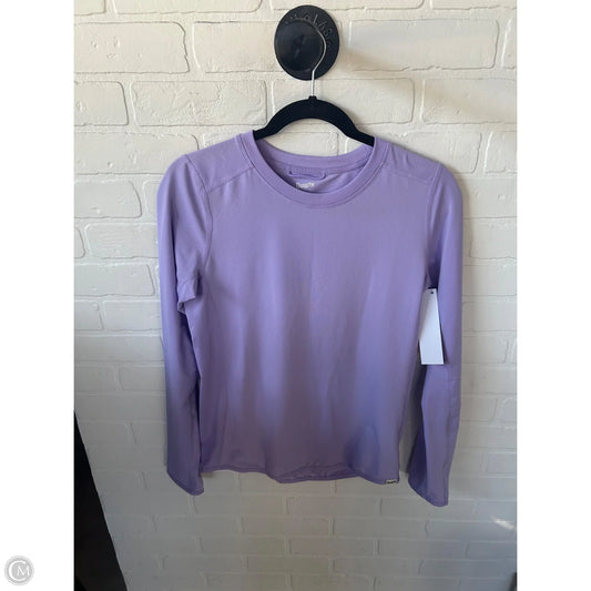 Athletic Top Long Sleeve Crewneck By Duluth Trading In Purple, Size: Xs