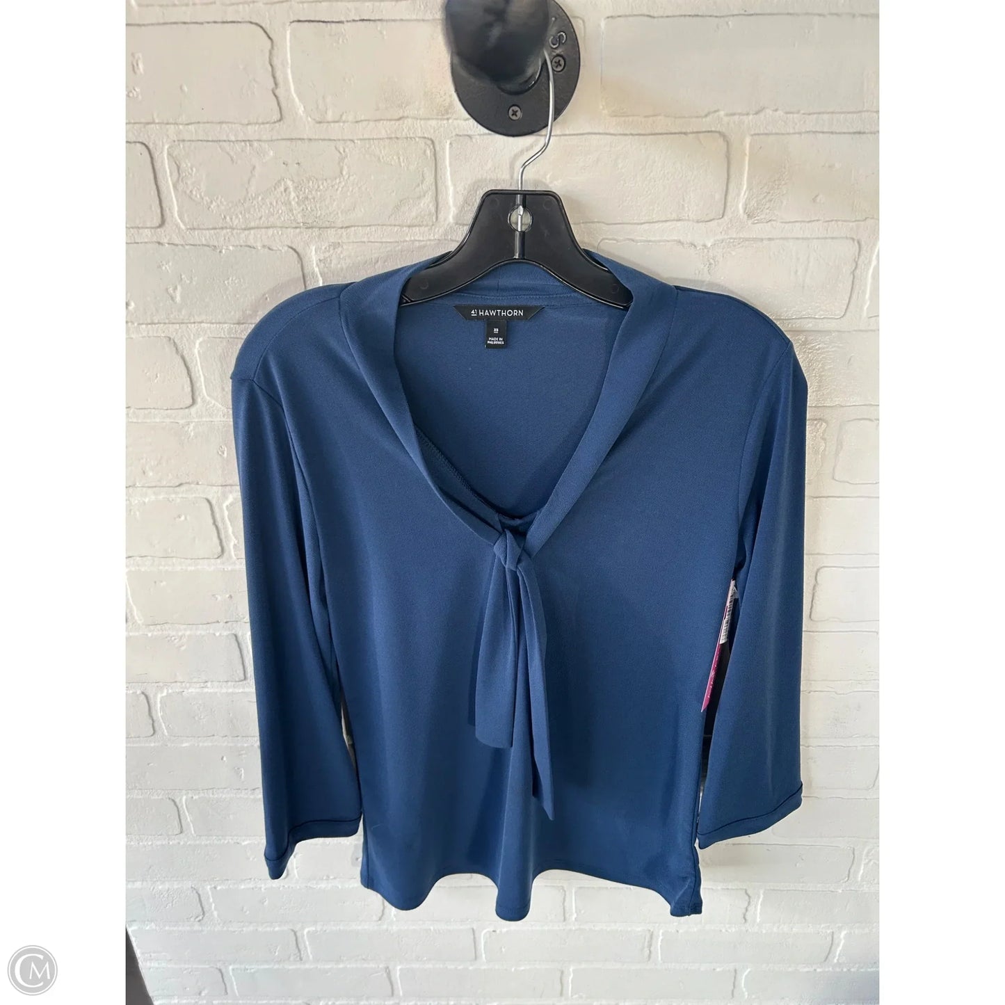 Top 3/4 Sleeve By 41 Hawthorn In Blue, Size: Xs