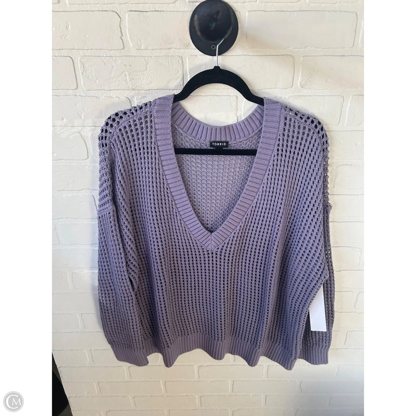 Sweater By Torrid In Purple, Size: L
