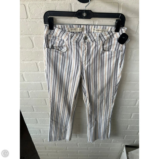 Jeans Boot Cut By Pilcro In Blue & White, Size: 8