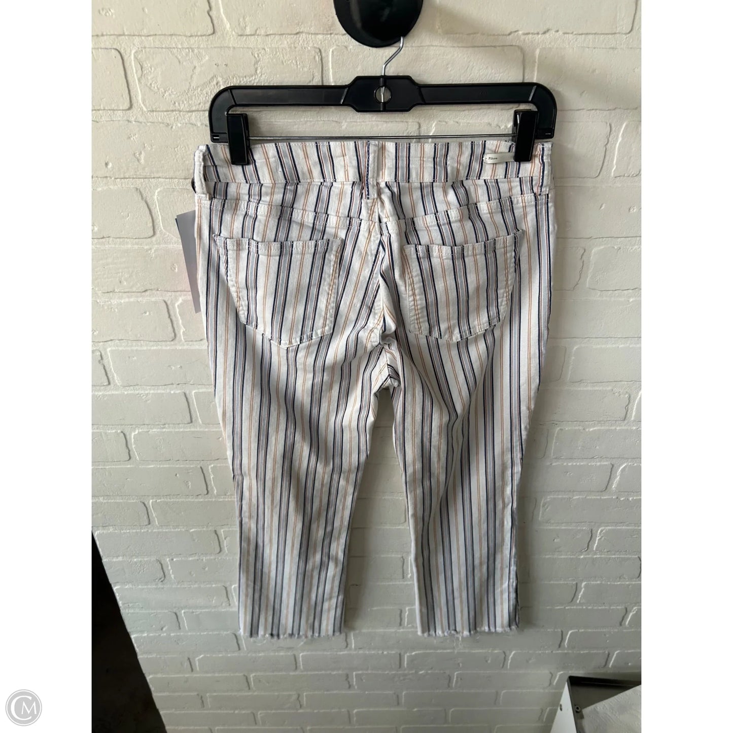 Jeans Boot Cut By Pilcro In Blue & White, Size: 8