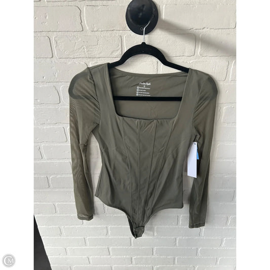 Bodysuit By Clothes Mentor In Green, Size: S