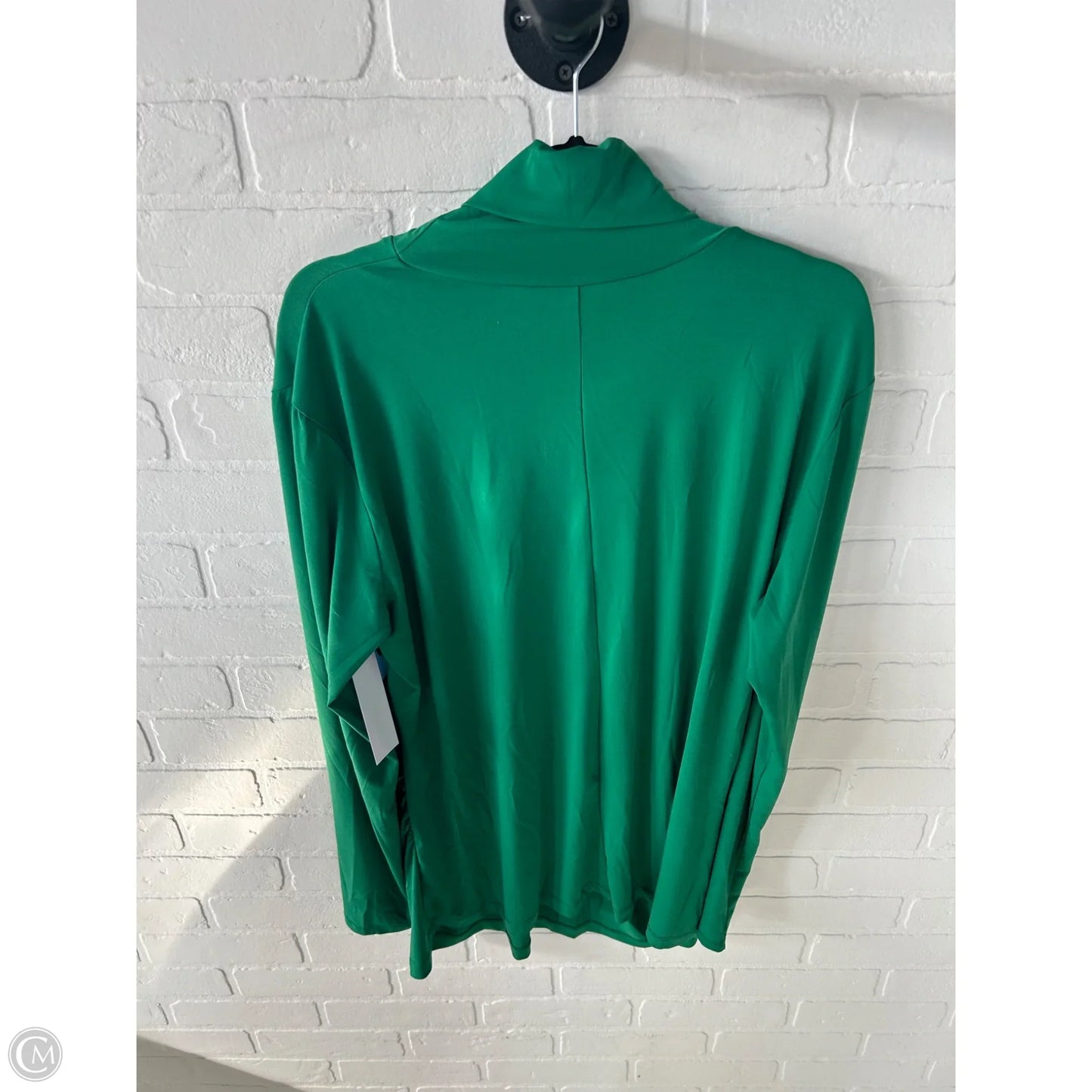 Top Long Sleeve By New York And Co In Green, Size: Xxl