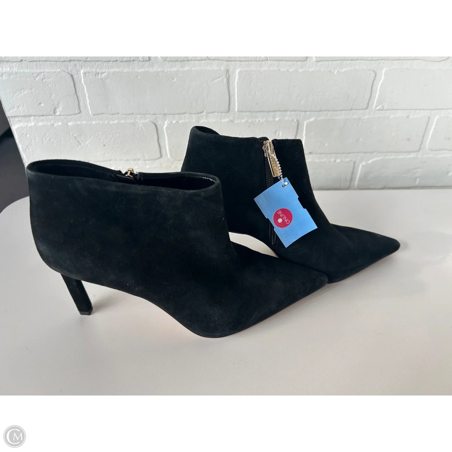 Boots Ankle Heels By Vince Camuto In Black, Size: 8.5