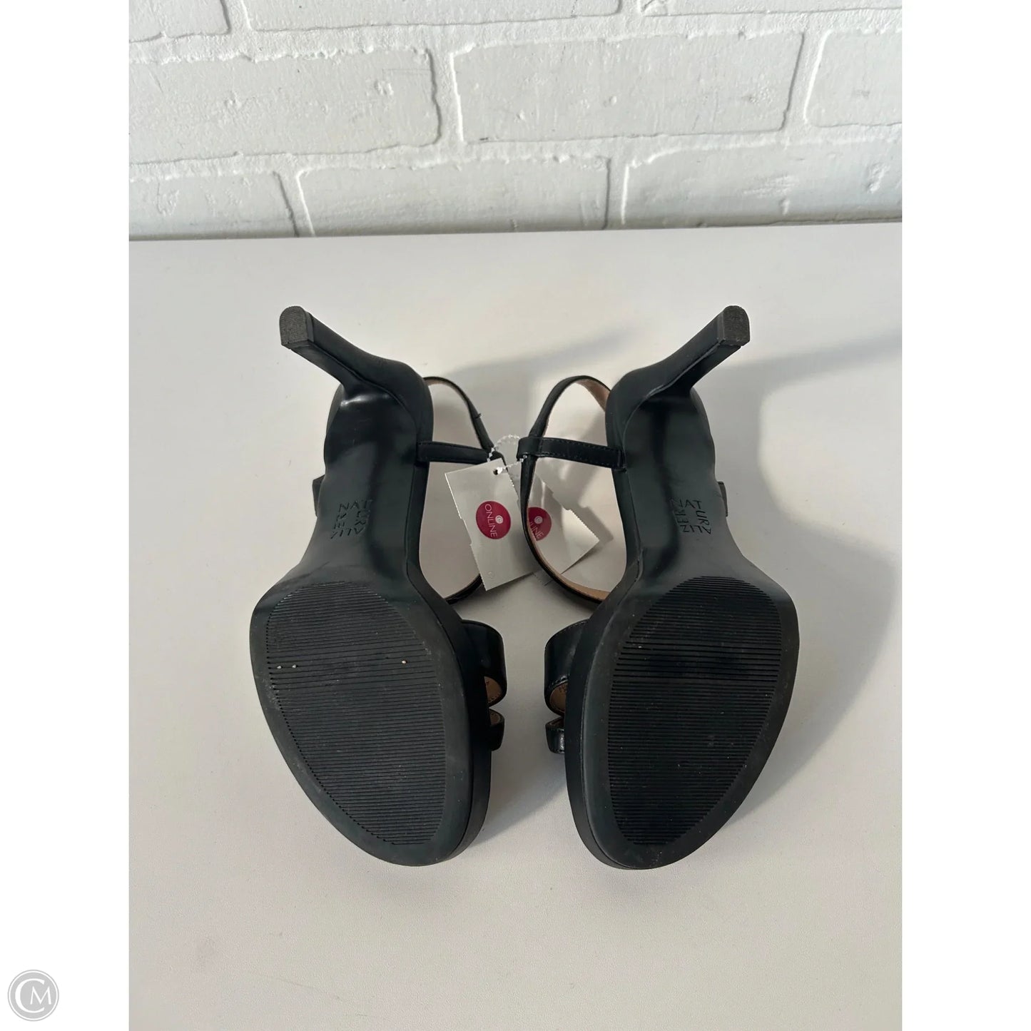 Sandals Heels Stiletto By Naturalizer In Black, Size: 6.5