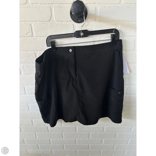 Athletic Skort By Zenergy By Chicos In Black, Size: 16