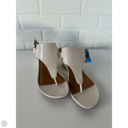 Sandals Heels Wedge By White Mountain In Tan, Size: 11