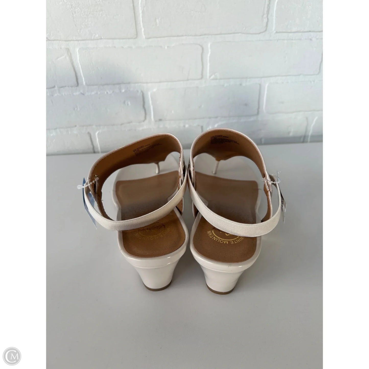 Sandals Heels Wedge By White Mountain In Tan, Size: 11