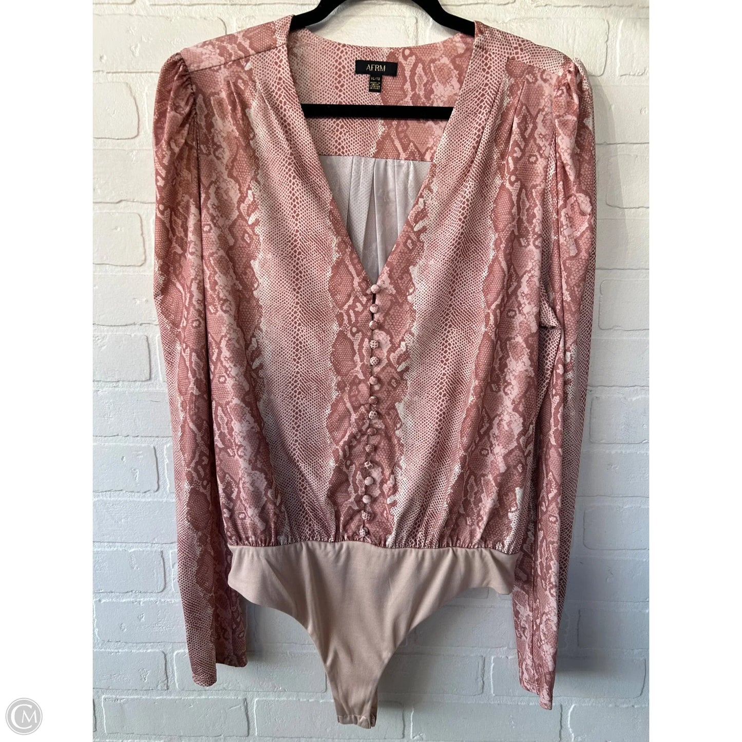 Bodysuit By Afrm In Orange, Size: Xl