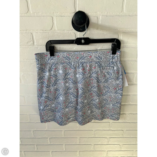 Athletic Skort By Pebble Beach In Grey & Orange, Size: 12