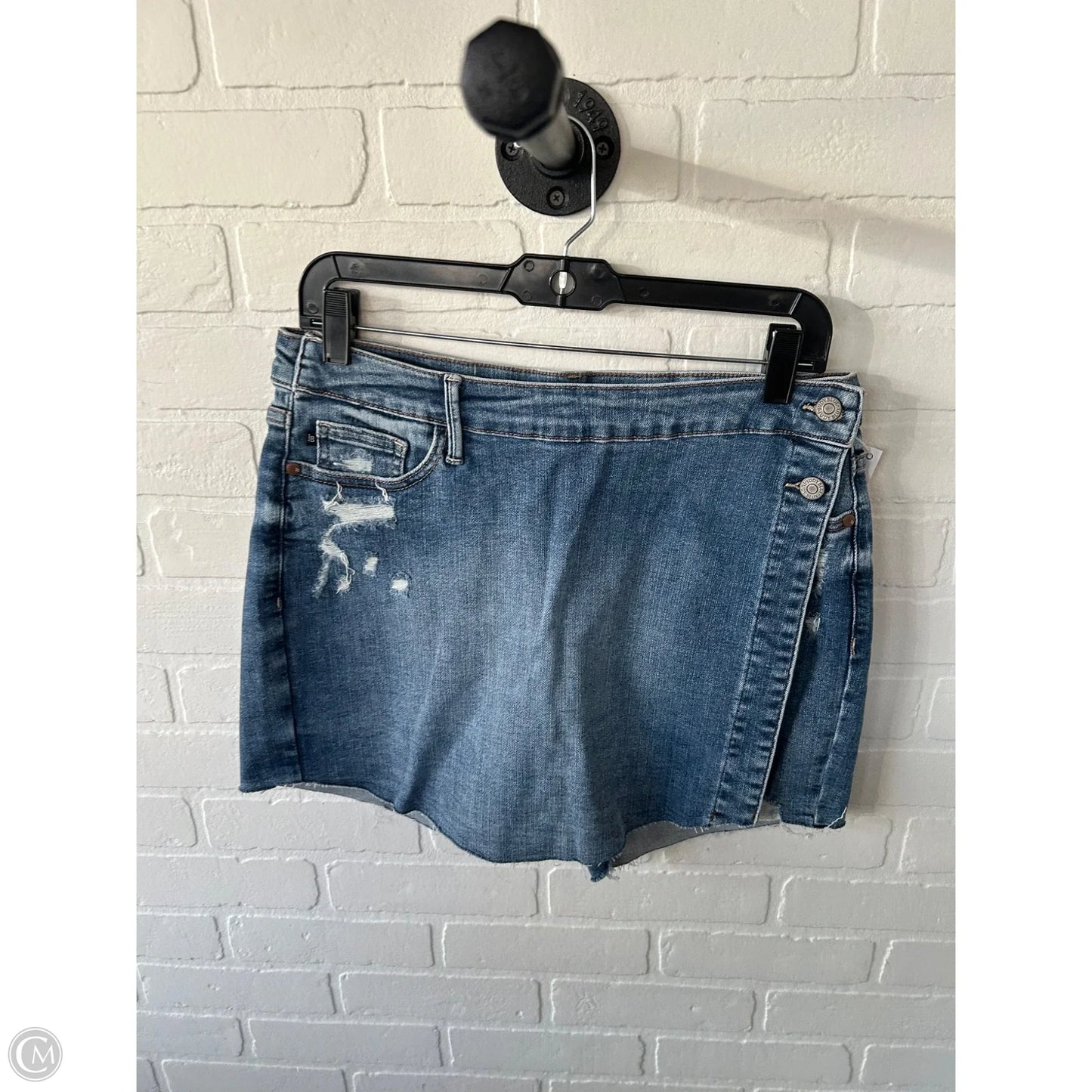 Skort By Judy Blue In Blue Denim, Size: 12