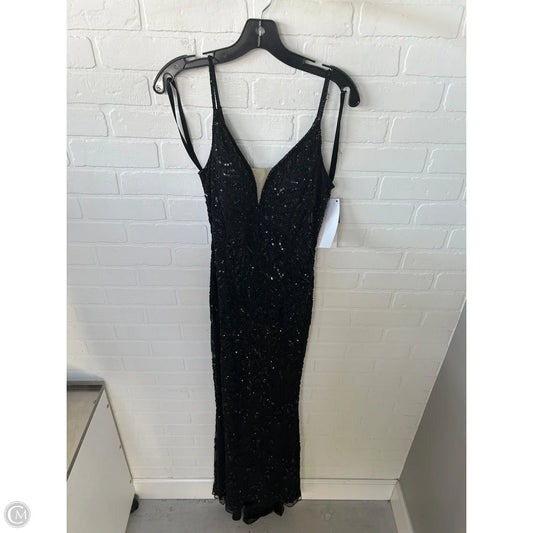 Dress Party Long By Mac Duggal In Black, Size: S