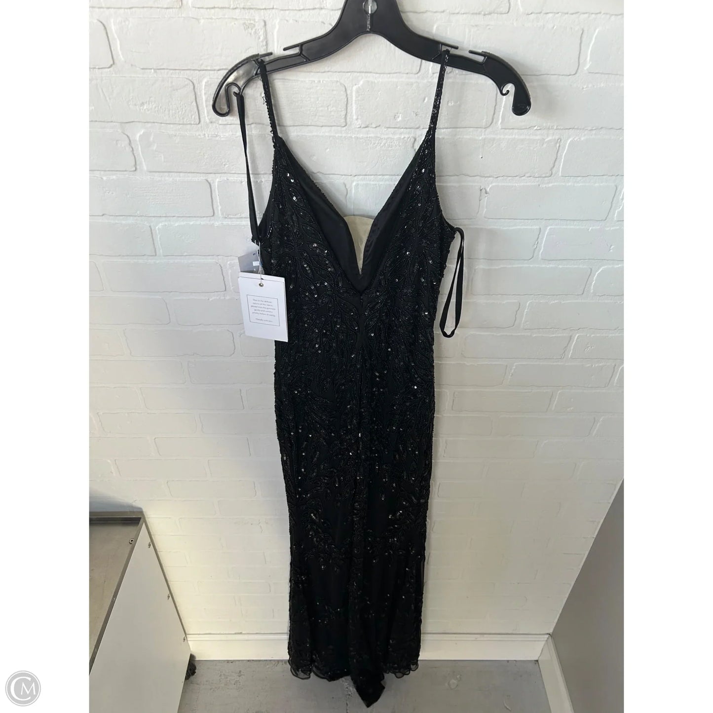 Dress Party Long By Mac Duggal In Black, Size: S