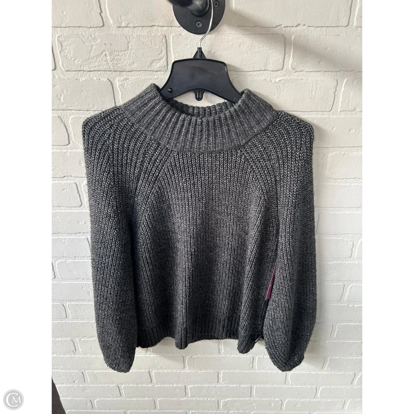Sweater By Ann Taylor In Grey, Size: Sp