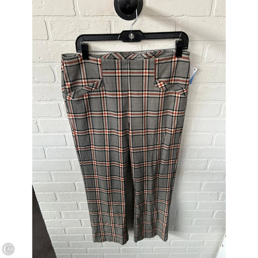 Pants Dress By Liverpool In Grey & Orange, Size: 12