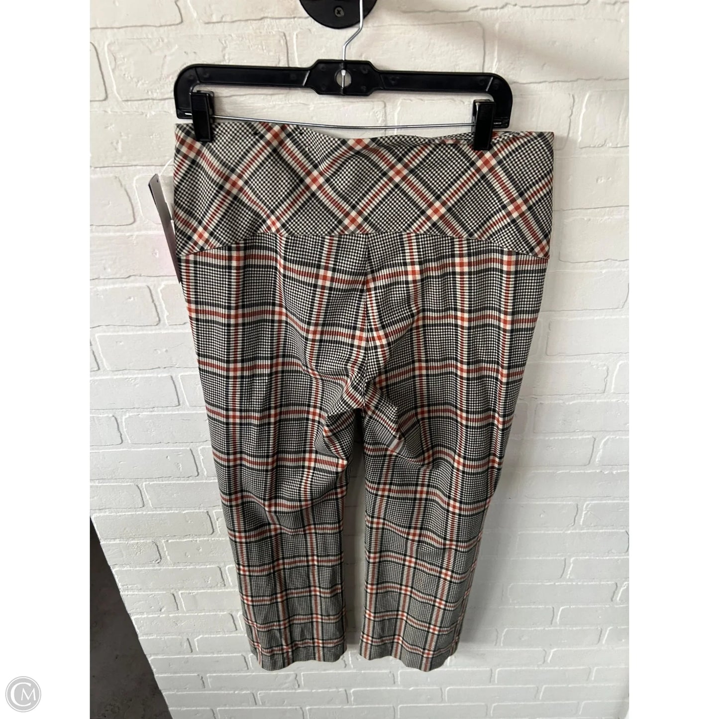Pants Dress By Liverpool In Grey & Orange, Size: 12