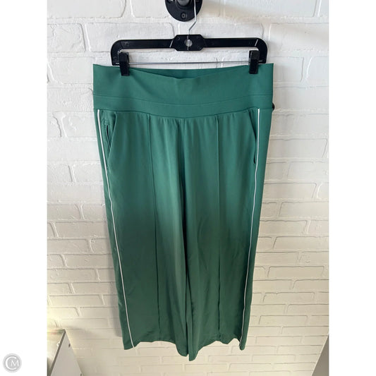 Athletic Pants By Athleta In Green & White, Size: 12
