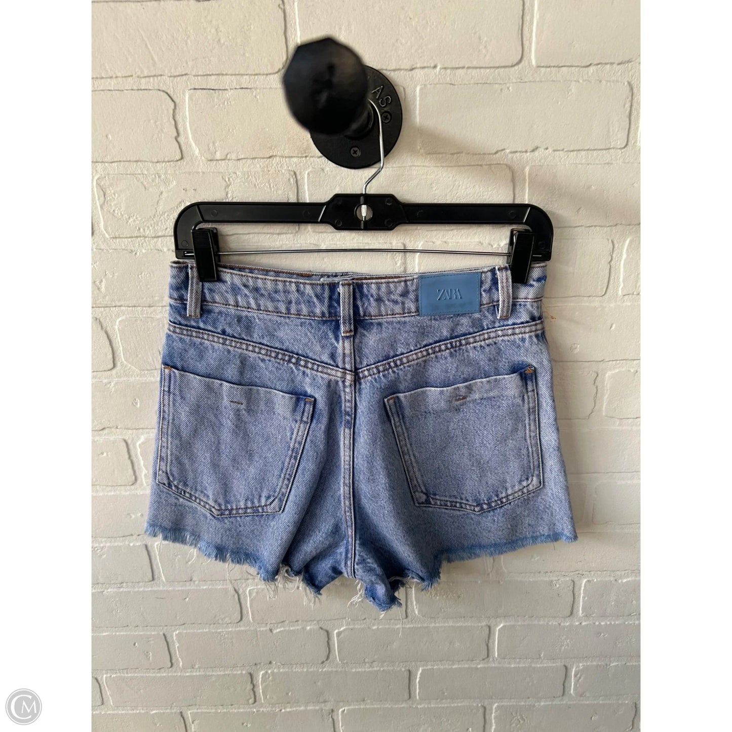 Shorts By Zara In Blue Denim, Size: 4