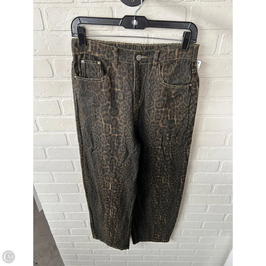 Jeans Wide Leg By Cme In Animal Print, Size: 8