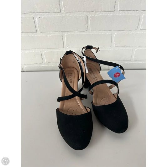 Shoes Heels Block By Journee In Black, Size: 9