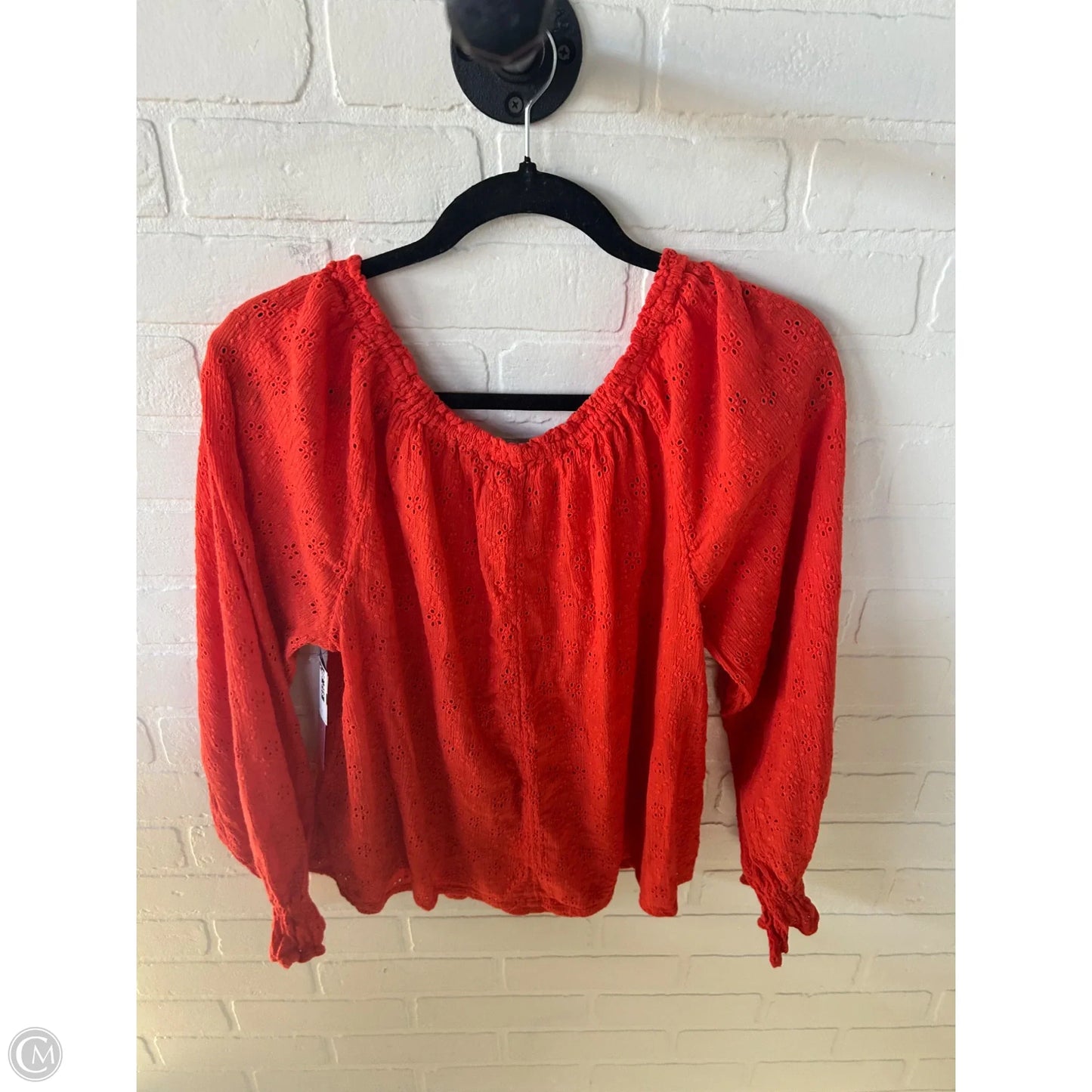 Top Long Sleeve By Sanctuary In Orange, Size: L