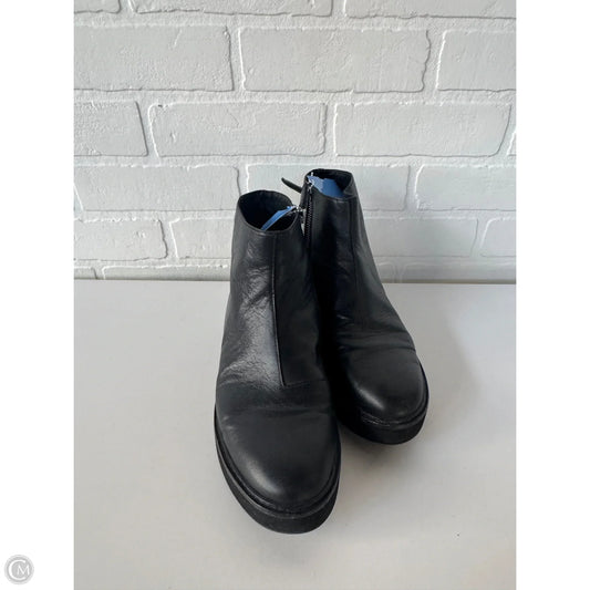 Boots Ankle Flats By Eileen Fisher In Black, Size: 8