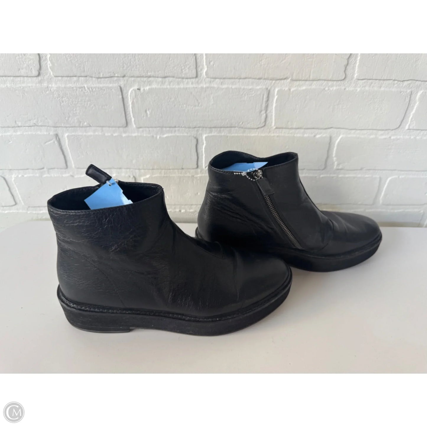 Boots Ankle Flats By Eileen Fisher In Black, Size: 8