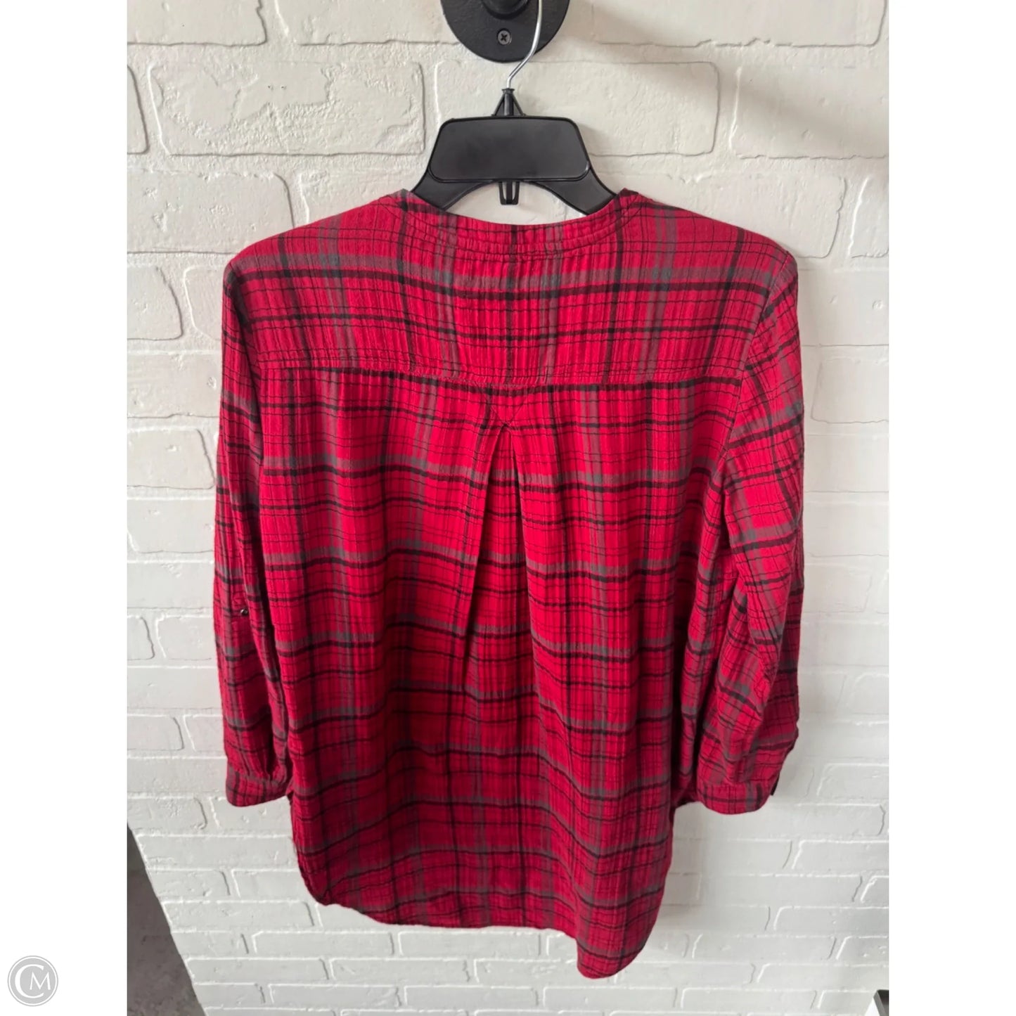 Tunic Long Sleeve By Holding Horses In Red, Size: Xs